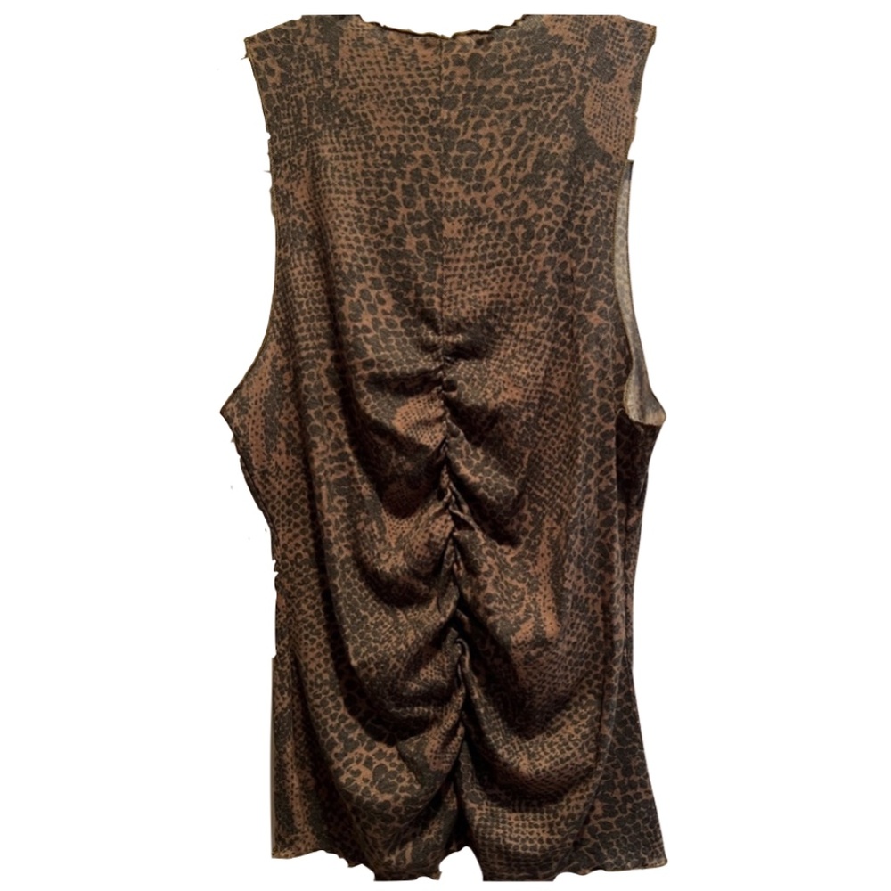 Free People Snakeskin Top, Sz M, Originally $50